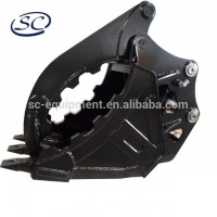 sell excavator thumb bucket, grab bucket, hydraulic thumb